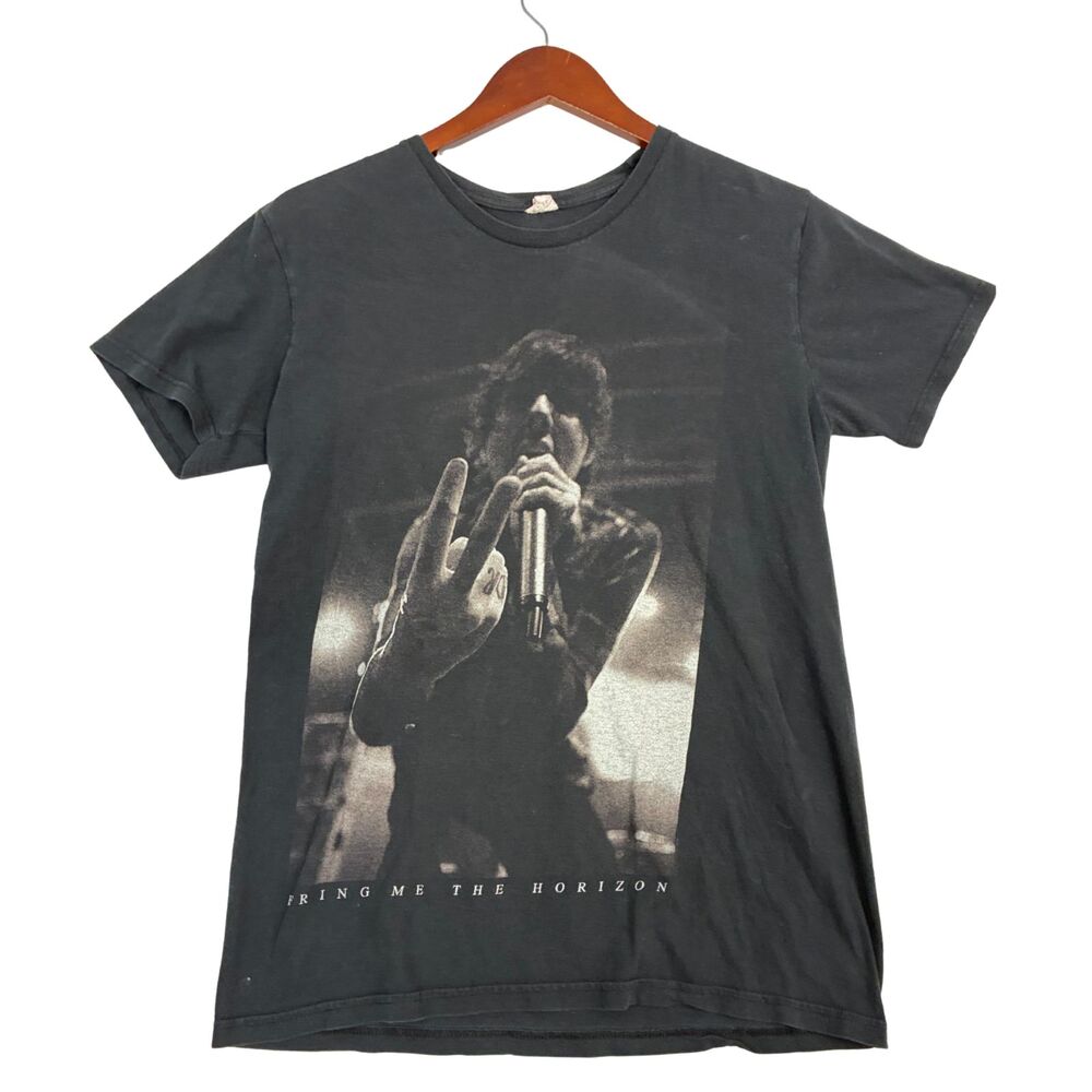 Bring Me The Horizon BMTH Graphic Band T-Shirt Black Concert Rock Tee